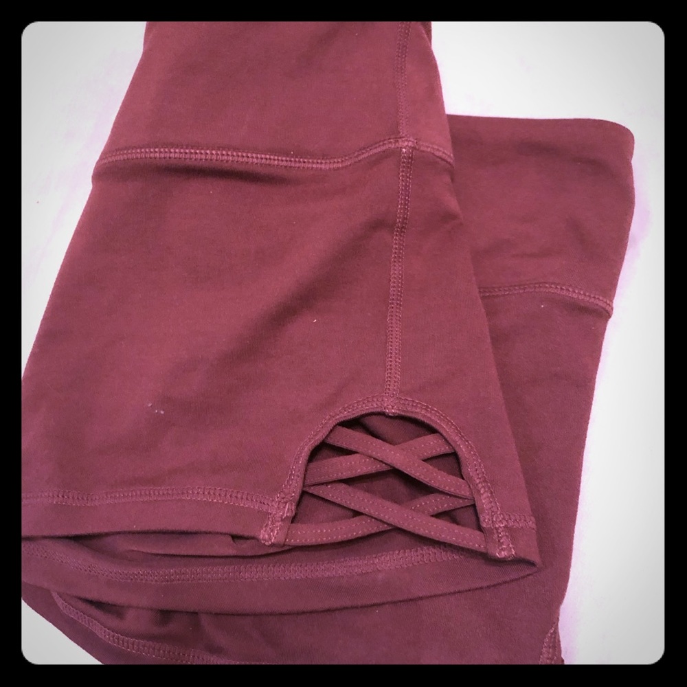 Spandex yoga shorts